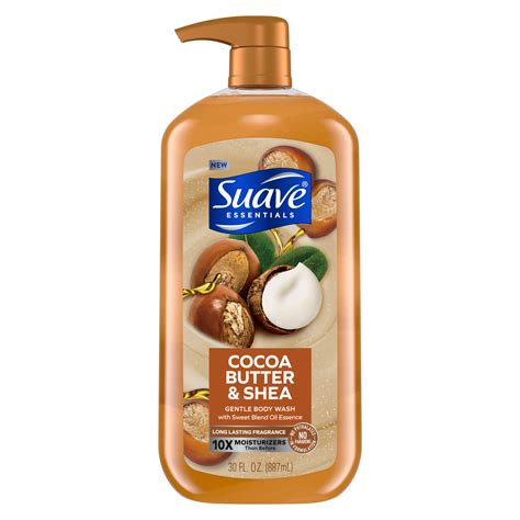 suave cocoa butter and shea body wash